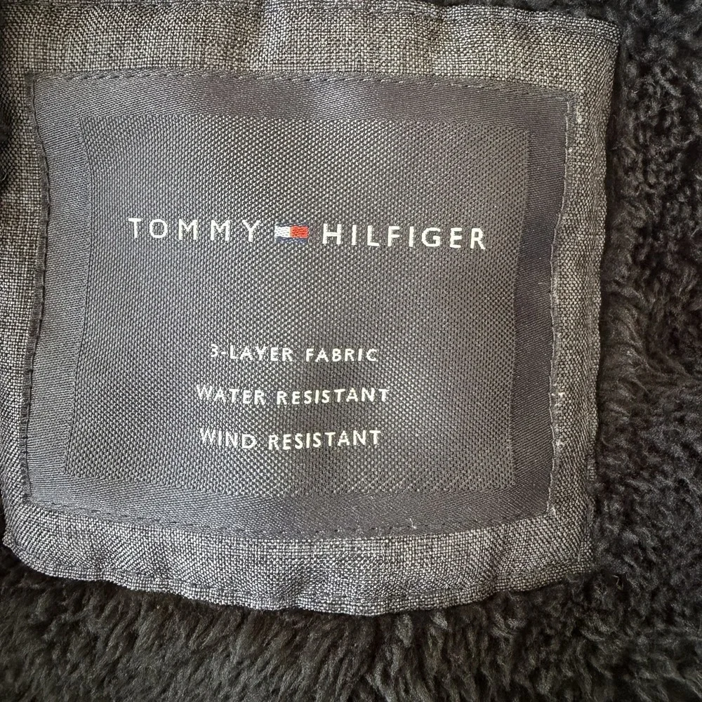 Kids Youth Size M Tommy‎ Hilfiger 3 Layer Hooded Fleece Lined Jacket